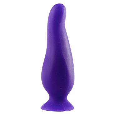 Taboom My Favorite Smooth Analplug, фиолетовая, Анальная втулка изогнутой формы Taboom My Favorite Smooth Analplug, фиолетовая, Анальная втулка изогнутой формы