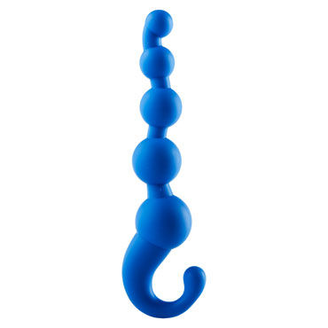 Taboom My Favorite Anal Chain, синяя, Анальная цепочка с удобной рукояткой Taboom My Favorite Anal Chain, синяя, Анальная цепочка с удобной рукояткой