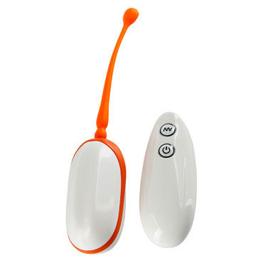 Taboom My Favorite Remote Egg, оранжево-белое, Виброяйцо с дистанционным управлением Taboom My Favorite Remote Egg, оранжево-белое, Виброяйцо с дистанционным управлением