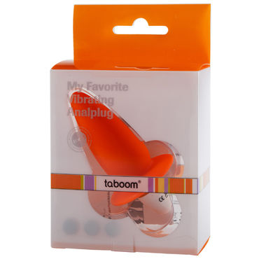 Taboom My Favorite Vibrating Analplug, оранжевый - фото, отзывы Taboom My Favorite Vibrating Analplug, оранжевый - фото, отзывы