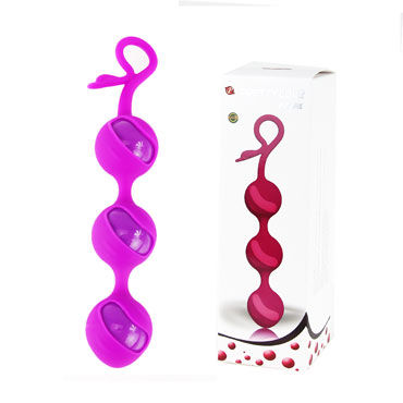 Baile Pretty Love Pearl, Анальные шарики с петлей для извлечения Baile Pretty Love Pearl, Анальные шарики с петлей для извлечения