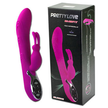 Baile Pretty Love Smart, Перезаряжаемый вибратор с клиторальным отростком Baile Pretty Love Smart, Перезаряжаемый вибратор с клиторальным отростком