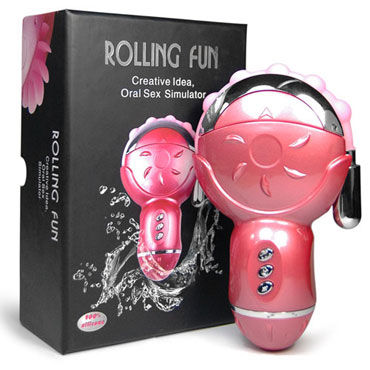Baile Rolling Fun, Клиторальный стимулятор с анальным отростком Baile Rolling Fun, Клиторальный стимулятор с анальным отростком