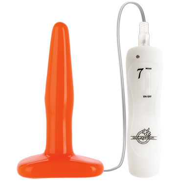 Doc Johnson GLO Vibrating Slim, оранжевая - фото, отзывы Doc Johnson GLO Vibrating Slim, оранжевая - фото, отзывы