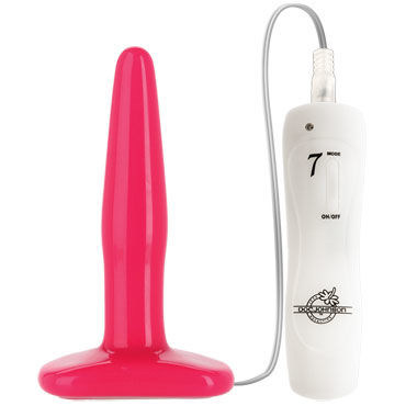 Doc Johnson GLO Vibrating Slim, розовая - фото, отзывы Doc Johnson GLO Vibrating Slim, розовая - фото, отзывы