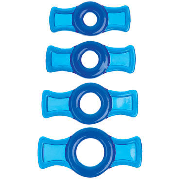 Doc Johnson TitanMen Cock Ring Set, синий - фото, отзывы Doc Johnson TitanMen Cock Ring Set, синий - фото, отзывы