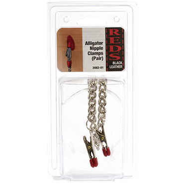 Doc Johnson Alligator Nipple Clamps - Металлические клипсы на грудь - купить в секс шопе Doc Johnson Alligator Nipple Clamps - Металлические клипсы на грудь - купить в секс шопе