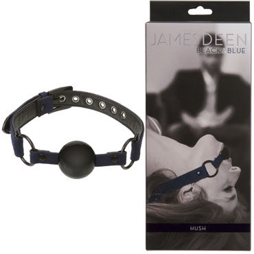 Doc Johnson James Deen Black&Blue Hush, Силиконовый кляп Doc Johnson James Deen Black&Blue Hush, Силиконовый кляп