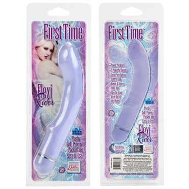 California Exotic First Time Flexi Rider, фиолетовый - Изогнутый вибратор - купить в секс шопе California Exotic First Time Flexi Rider, фиолетовый - Изогнутый вибратор - купить в секс шопе