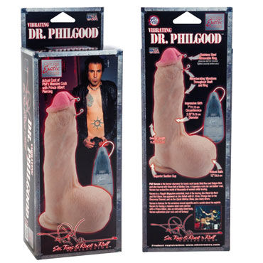 California Exotic Phil Varone Dr. Philgood Vibrating - Вибратор, реалистичная копия - купить в секс шопе California Exotic Phil Varone Dr. Philgood Vibrating - Вибратор, реалистичная копия - купить в секс шопе