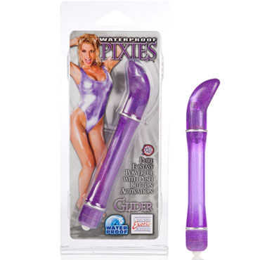 California Exotic Waterproof Pixies Glider, фиолетовый, Вибратор для стимуляции точки G California Exotic Waterproof Pixies Glider, фиолетовый, Вибратор для стимуляции точки G