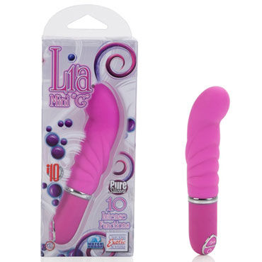 California Exotic Lia Mini G, розовый, Рельефный минивибратор California Exotic Lia Mini G, розовый, Рельефный минивибратор