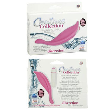 California Exotic Couture Collection Discretion, розовый - Дизайнерский вибратор в виде лепестка - купить в секс шопе California Exotic Couture Collection Discretion, розовый - Дизайнерский вибратор в виде лепестка - купить в секс шопе