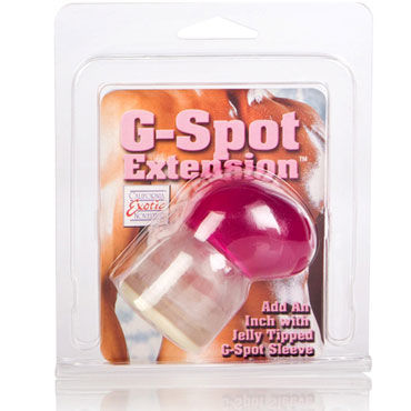 California Exotic G-Spot Extensions, розовая - Насадка на пенис для стимуляции точки G - купить в секс шопе California Exotic G-Spot Extensions, розовая - Насадка на пенис для стимуляции точки G - купить в секс шопе