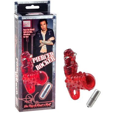 California Exotic Phil Varone Pierced Rocker, Вибронасадка с клиторальным стимулятором California Exotic Phil Varone Pierced Rocker, Вибронасадка с клиторальным стимулятором