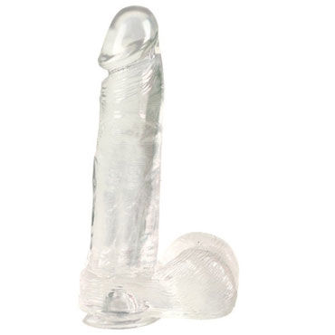 California Exotic Dongs with Suction Cup 18см, прозрачный - фото, отзывы California Exotic Dongs with Suction Cup 18см, прозрачный - фото, отзывы