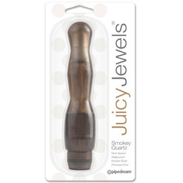 Pipedream Juicy Jewels Smokey Quartz, Супермягкий вибратор Pipedream Juicy Jewels Smokey Quartz, Супермягкий вибратор