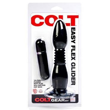 California Exotic Colt Easy Flex Glider, черный, Гибкий анальный вибратор и другие товары California Exotic с фото California Exotic Colt Easy Flex Glider, черный, Гибкий анальный вибратор и другие товары California Exotic с фото