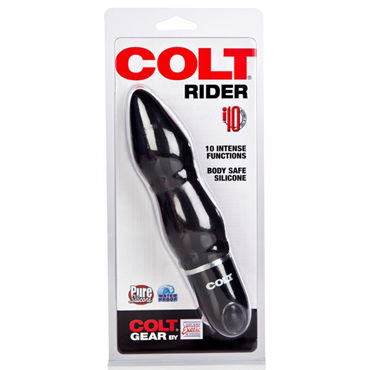 California Exotic Colt Rider, черный - Анальный вибратор, 10 функций - купить в секс шопе California Exotic Colt Rider, черный - Анальный вибратор, 10 функций - купить в секс шопе