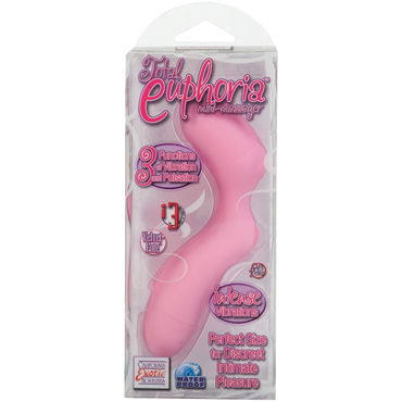 California Exotic Total Euphoria Mini Massager, розовый - Минивибратор оригинальной формы - купить в секс шопе California Exotic Total Euphoria Mini Massager, розовый - Минивибратор оригинальной формы - купить в секс шопе