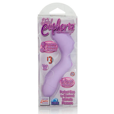 California Exotic Total Euphoria Mini Massager, фиолетовый - Минивибратор оригинальной формы - купить в секс шопе California Exotic Total Euphoria Mini Massager, фиолетовый - Минивибратор оригинальной формы - купить в секс шопе
