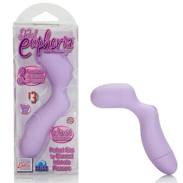 California Exotic Total Euphoria Mini Massager, фиолетовый, Минивибратор оригинальной формы California Exotic Total Euphoria Mini Massager, фиолетовый, Минивибратор оригинальной формы