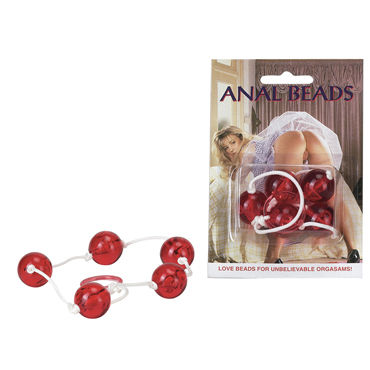 Seven Creations Anal Beads, Анальная цепочка с пятью звеньями Seven Creations Anal Beads, Анальная цепочка с пятью звеньями