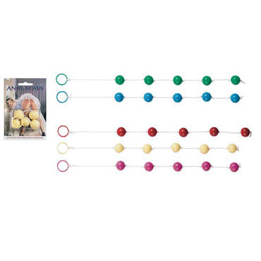 Seven Creations Anal Beads, Анальная цепочка с пятью звеньями Seven Creations Anal Beads, Анальная цепочка с пятью звеньями
