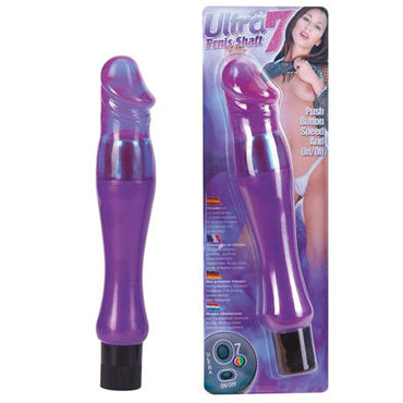 Seven Creations Ultra 7 Penis Shaft, Реалистичный вибратор с ярко выраженной головкой Seven Creations Ultra 7 Penis Shaft, Реалистичный вибратор с ярко выраженной головкой