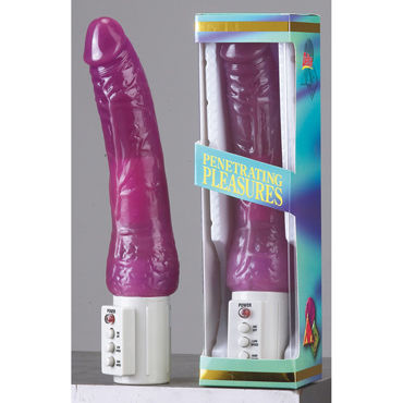 Seven Creations Penetrating Pleasures Jelly Power Vibrator, Реалистичный вибратор с набухшими венками Seven Creations Penetrating Pleasures Jelly Power Vibrator, Реалистичный вибратор с набухшими венками