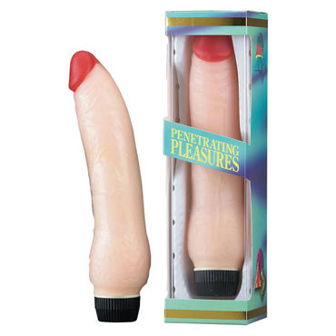 Seven Creations Penetrating Pleasures Lite Up, Реалистичный вибратор с ярко выраженной головкой Seven Creations Penetrating Pleasures Lite Up, Реалистичный вибратор с ярко выраженной головкой