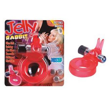 Seven Creations Jelly Rabbit, Виброкольцо со стимуляцией клитора Seven Creations Jelly Rabbit, Виброкольцо со стимуляцией клитора