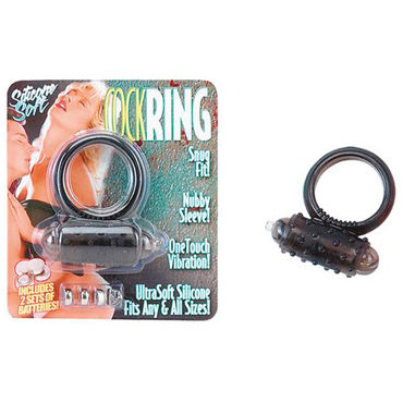 Seven Creations Cockring Silicon, черные, Виброкольцо со стимуляцией клитора Seven Creations Cockring Silicon, черные, Виброкольцо со стимуляцией клитора