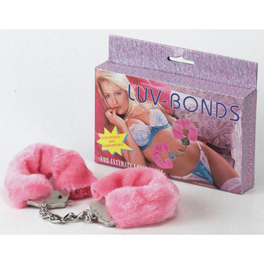 Seven Creations Luv Bonds, Металлические наручники мехом Seven Creations Luv Bonds, Металлические наручники мехом