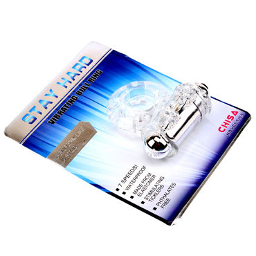 Chisa Vibrating Bull Ring, Эрекционное кольцо с мощной вибропулей Chisa Vibrating Bull Ring, Эрекционное кольцо с мощной вибропулей