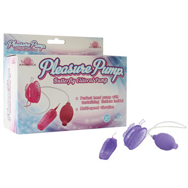 Howells Butterfly Clitoral Pump, фиолетовый, Помпа с вибрацией для клитора Howells Butterfly Clitoral Pump, фиолетовый, Помпа с вибрацией для клитора