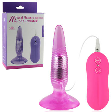Howells Twister, фиолетовый, Вибратор для анальной стимуляции Howells Twister, фиолетовый, Вибратор для анальной стимуляции