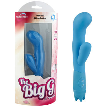 Howells The Big G, голубой, Вибратор для двойной стимуляции Howells The Big G, голубой, Вибратор для двойной стимуляции
