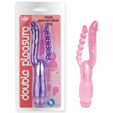 Howells Dual Panetrator Vibrator, розовый, Вибратор для анально-вагинальной стимуляции Howells Dual Panetrator Vibrator, розовый, Вибратор для анально-вагинальной стимуляции