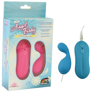 Howells Angel Baby Pengiun, голубой, Вибратор изогнутой формы Howells Angel Baby Pengiun, голубой, Вибратор изогнутой формы