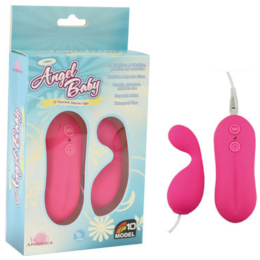 Howells Angel Baby Pengiun, розовый, Вибратор изогнутой формы Howells Angel Baby Pengiun, розовый, Вибратор изогнутой формы