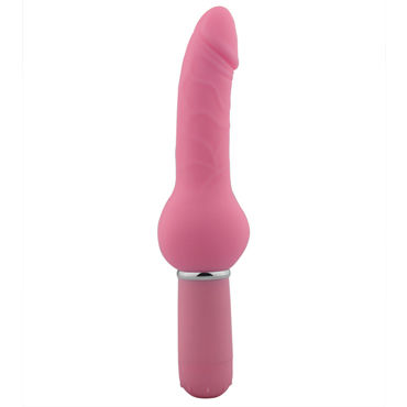 Howells Curvy Dong, розовый - Рельефный вибратор-реалистик - купить в секс шопе Howells Curvy Dong, розовый - Рельефный вибратор-реалистик - купить в секс шопе
