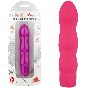 Howells Baby Rose, розовый, Рельефный вибратор Howells Baby Rose, розовый, Рельефный вибратор