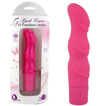 Howells G Spot Curve, розовый, Водонепроницаемый вибратор точки G Howells G Spot Curve, розовый, Водонепроницаемый вибратор точки G
