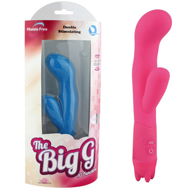 Howells The Big G, розовый, Вибратор для двойной стимуляции Howells The Big G, розовый, Вибратор для двойной стимуляции