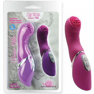 Howells Massager, розовый, Вибратор с мягкой щеточкой Howells Massager, розовый, Вибратор с мягкой щеточкой