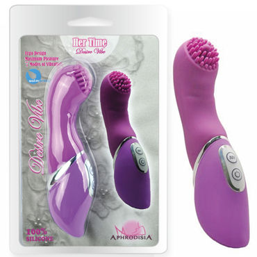 Howells Massager, фиолетовый, Вибратор с мягкой щеточкой Howells Massager, фиолетовый, Вибратор с мягкой щеточкой