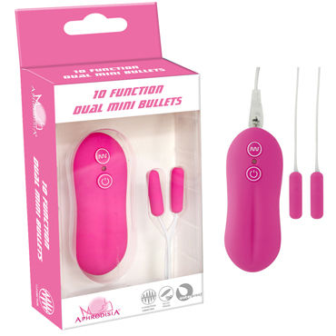 Howells Dual Mini Bullets, фиолетовый, Две мини-вибропули Howells Dual Mini Bullets, фиолетовый, Две мини-вибропули