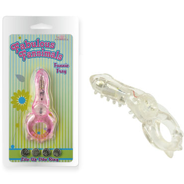 Howells Tortoise Cock Ring, розовый, Эрекционное кольцо с вибро-лягушкой Howells Tortoise Cock Ring, розовый, Эрекционное кольцо с вибро-лягушкой