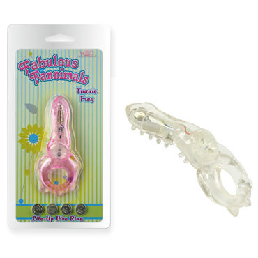 Howells Tortoise Cock Ring, телесный, Эрекционное кольцо с вибро-лягушкой Howells Tortoise Cock Ring, телесный, Эрекционное кольцо с вибро-лягушкой